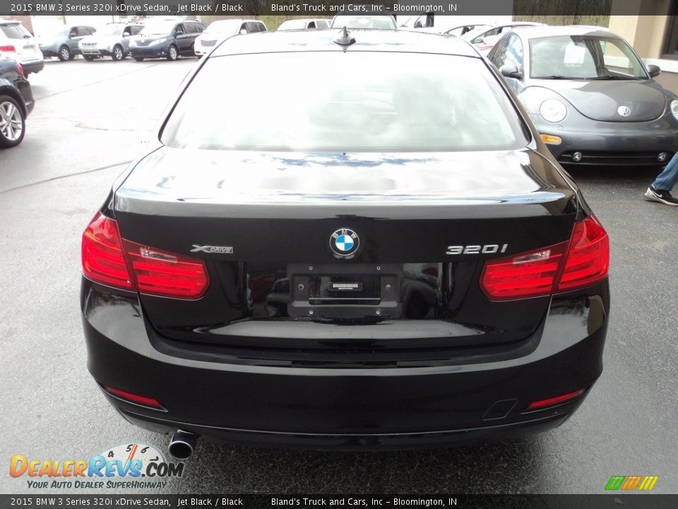 2015 BMW 3 Series 320i xDrive Sedan Jet Black / Black Photo #24