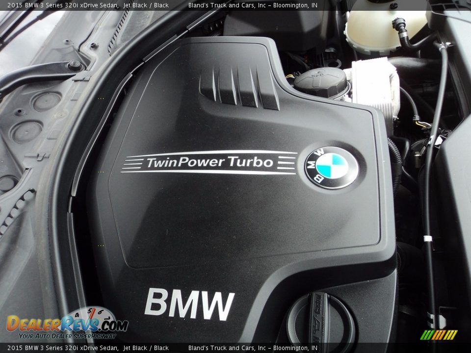 2015 BMW 3 Series 320i xDrive Sedan Jet Black / Black Photo #29