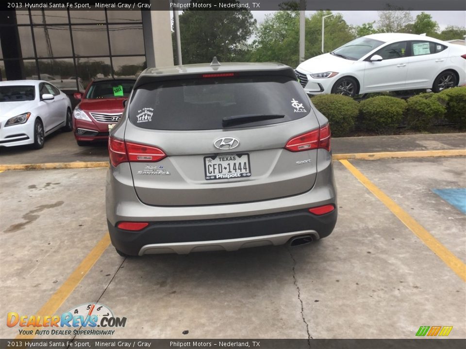 2013 Hyundai Santa Fe Sport Mineral Gray / Gray Photo #3