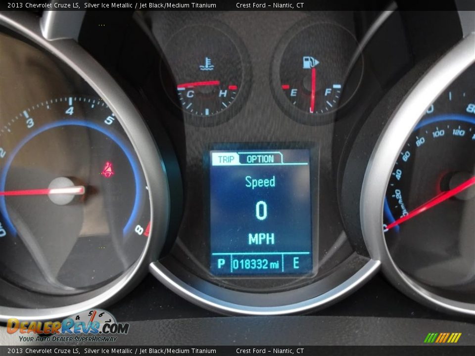 2013 Chevrolet Cruze LS Silver Ice Metallic / Jet Black/Medium Titanium Photo #12