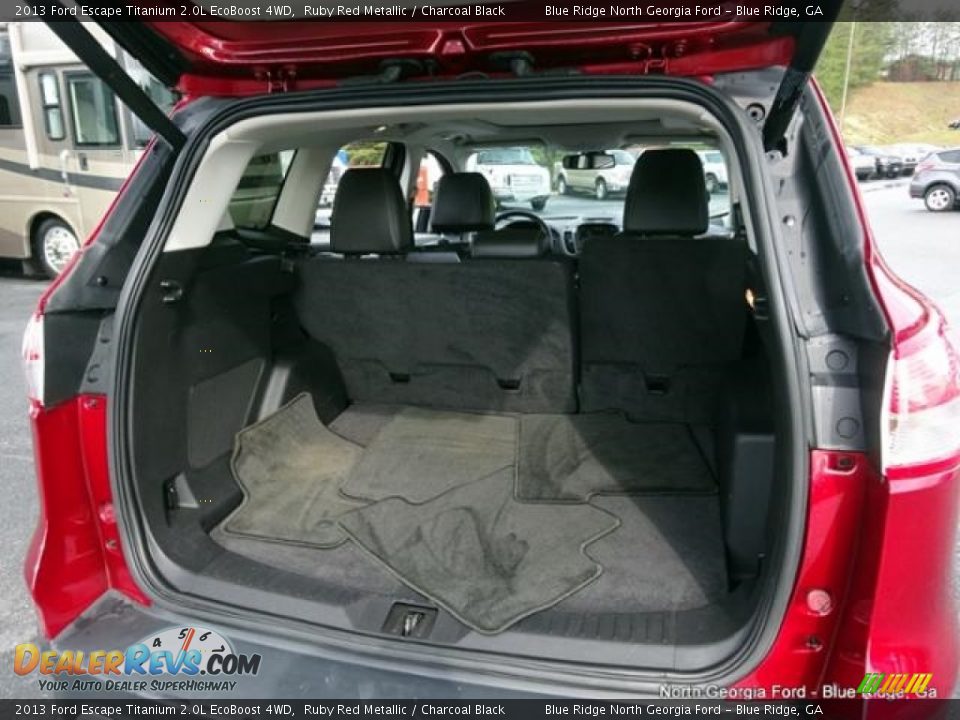 2013 Ford Escape Titanium 2.0L EcoBoost 4WD Ruby Red Metallic / Charcoal Black Photo #16