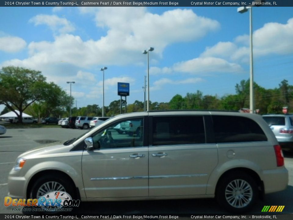 2014 Chrysler Town & Country Touring-L Cashmere Pearl / Dark Frost Beige/Medium Frost Beige Photo #2