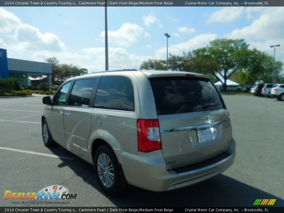 2014 Chrysler Town & Country Touring-L Cashmere Pearl / Dark Frost Beige/Medium Frost Beige Photo #3