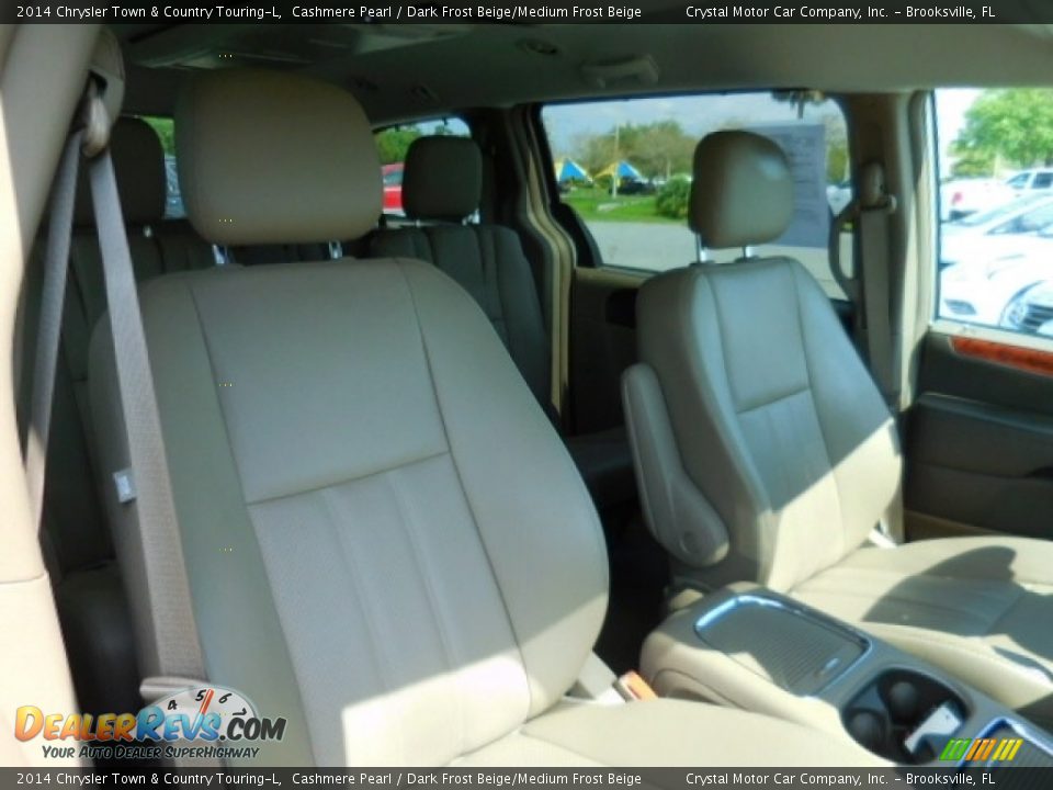 2014 Chrysler Town & Country Touring-L Cashmere Pearl / Dark Frost Beige/Medium Frost Beige Photo #15