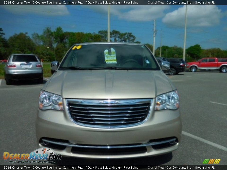 2014 Chrysler Town & Country Touring-L Cashmere Pearl / Dark Frost Beige/Medium Frost Beige Photo #16
