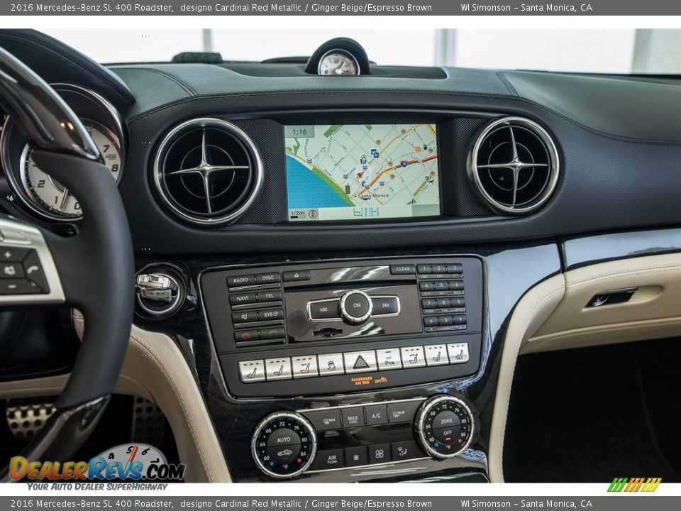 Controls of 2016 Mercedes-Benz SL 400 Roadster Photo #8
