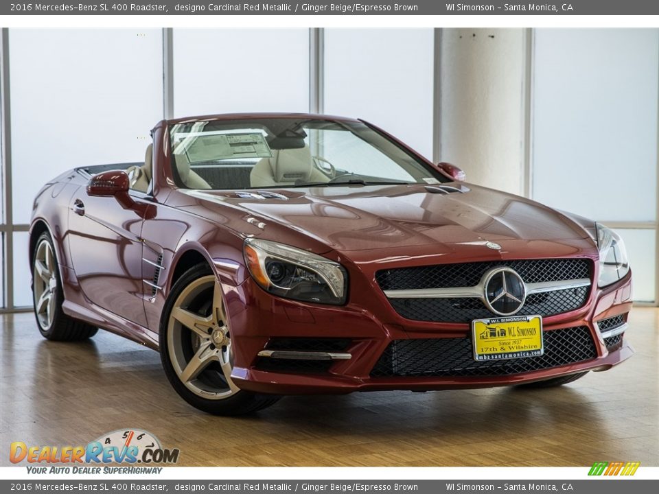 Front 3/4 View of 2016 Mercedes-Benz SL 400 Roadster Photo #12