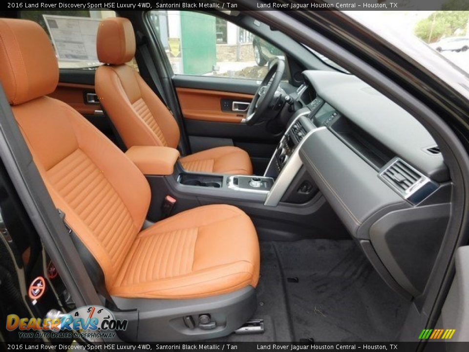 2016 Land Rover Discovery Sport HSE Luxury 4WD Santorini Black Metallic / Tan Photo #5