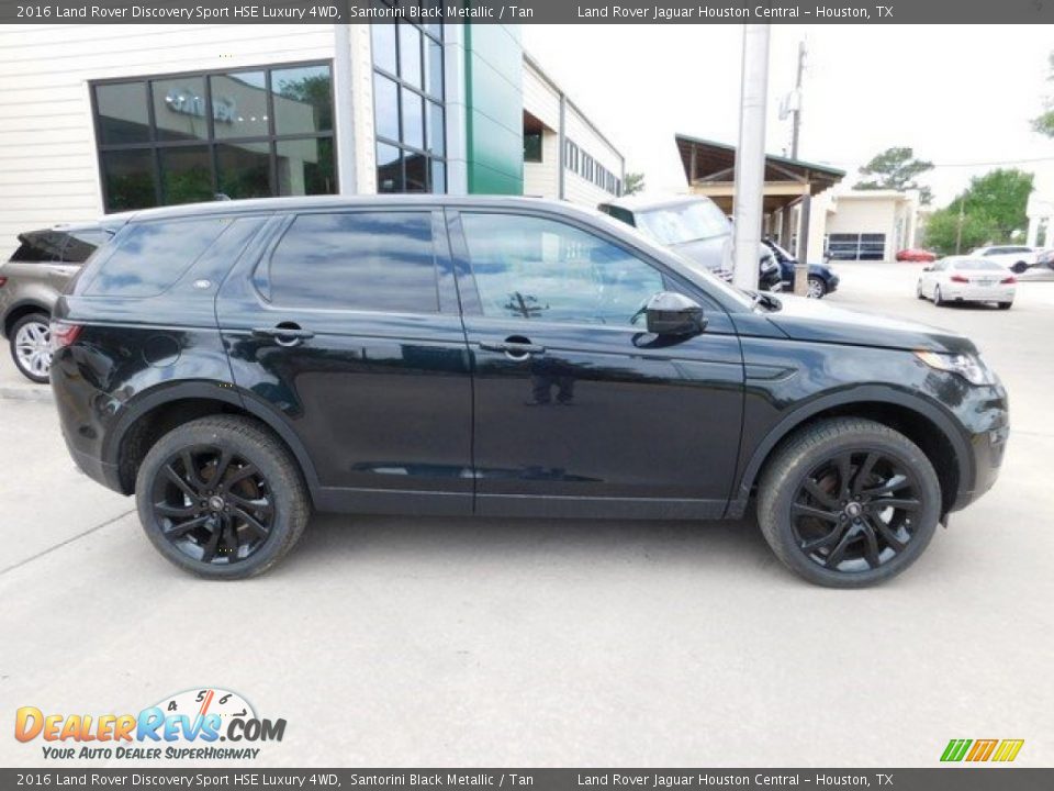 2016 Land Rover Discovery Sport HSE Luxury 4WD Santorini Black Metallic / Tan Photo #6