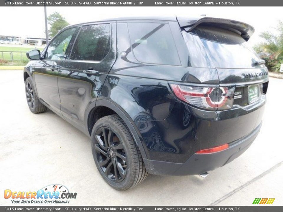2016 Land Rover Discovery Sport HSE Luxury 4WD Santorini Black Metallic / Tan Photo #9