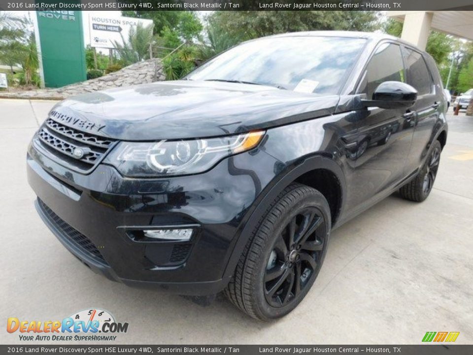 2016 Land Rover Discovery Sport HSE Luxury 4WD Santorini Black Metallic / Tan Photo #11