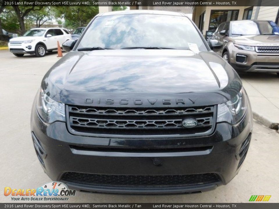 2016 Land Rover Discovery Sport HSE Luxury 4WD Santorini Black Metallic / Tan Photo #12