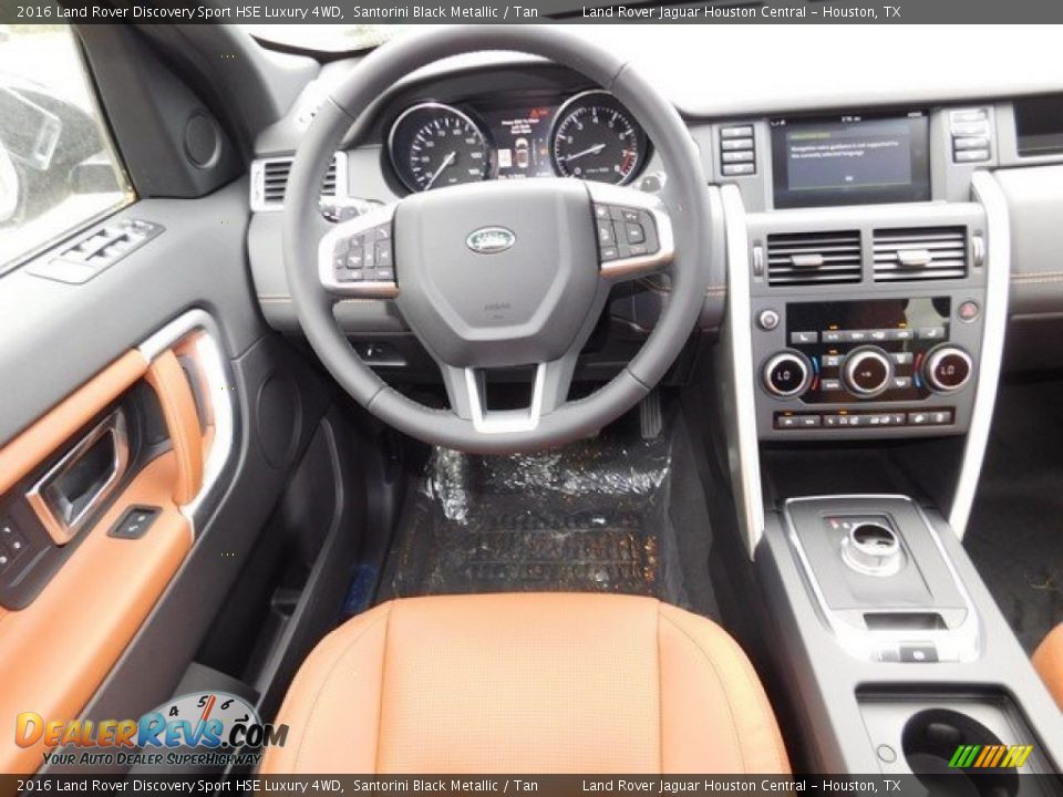 2016 Land Rover Discovery Sport HSE Luxury 4WD Santorini Black Metallic / Tan Photo #14