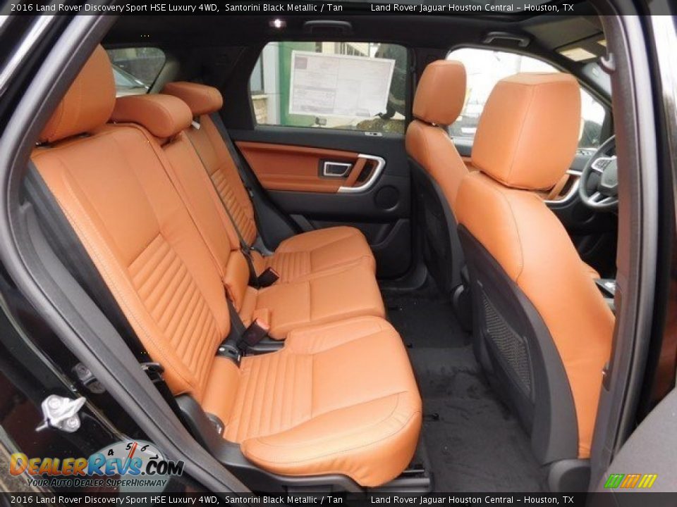 2016 Land Rover Discovery Sport HSE Luxury 4WD Santorini Black Metallic / Tan Photo #18