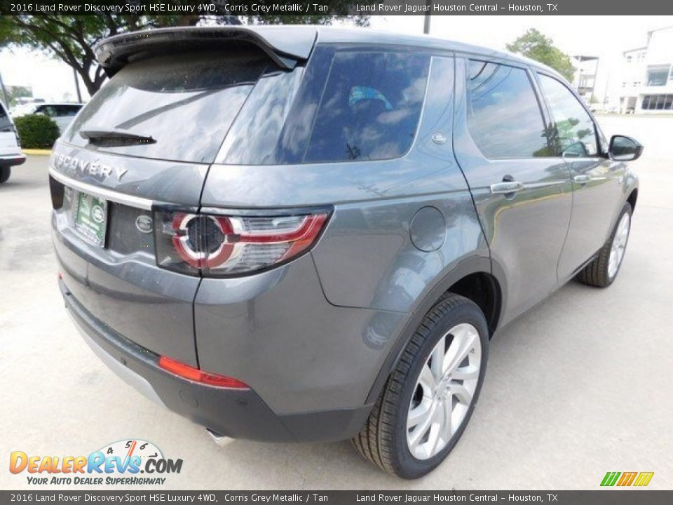 2016 Land Rover Discovery Sport HSE Luxury 4WD Corris Grey Metallic / Tan Photo #7