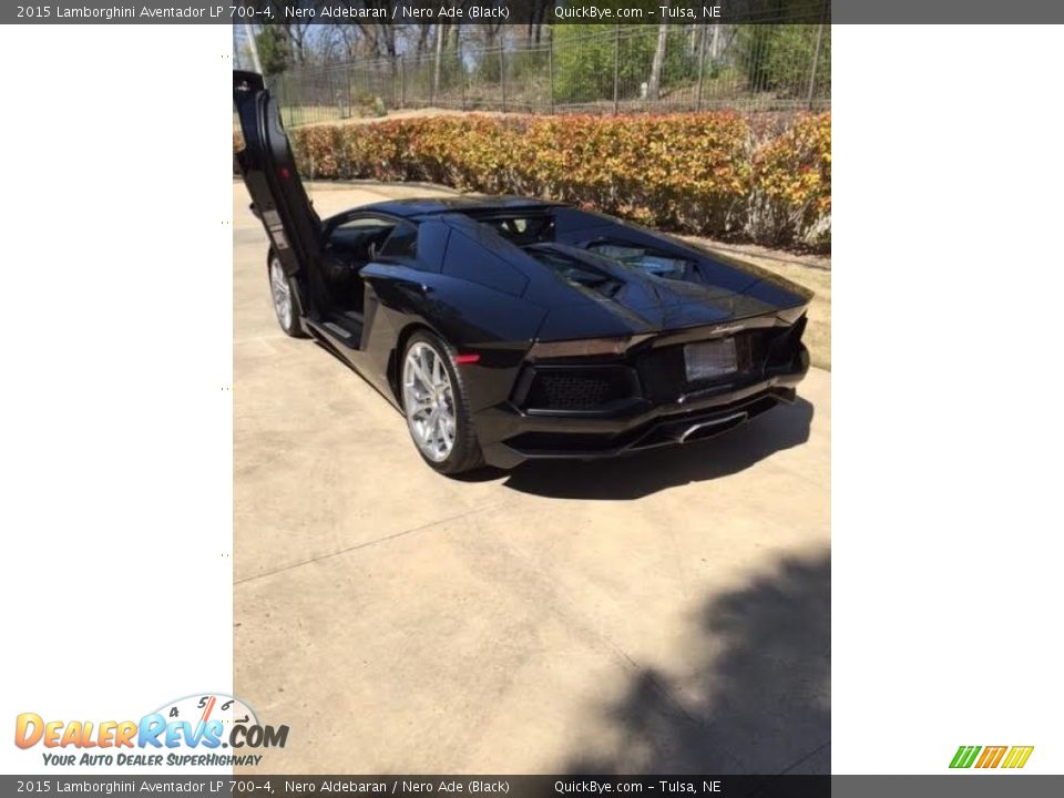 2015 Lamborghini Aventador LP 700-4 Nero Aldebaran / Nero Ade (Black) Photo #4