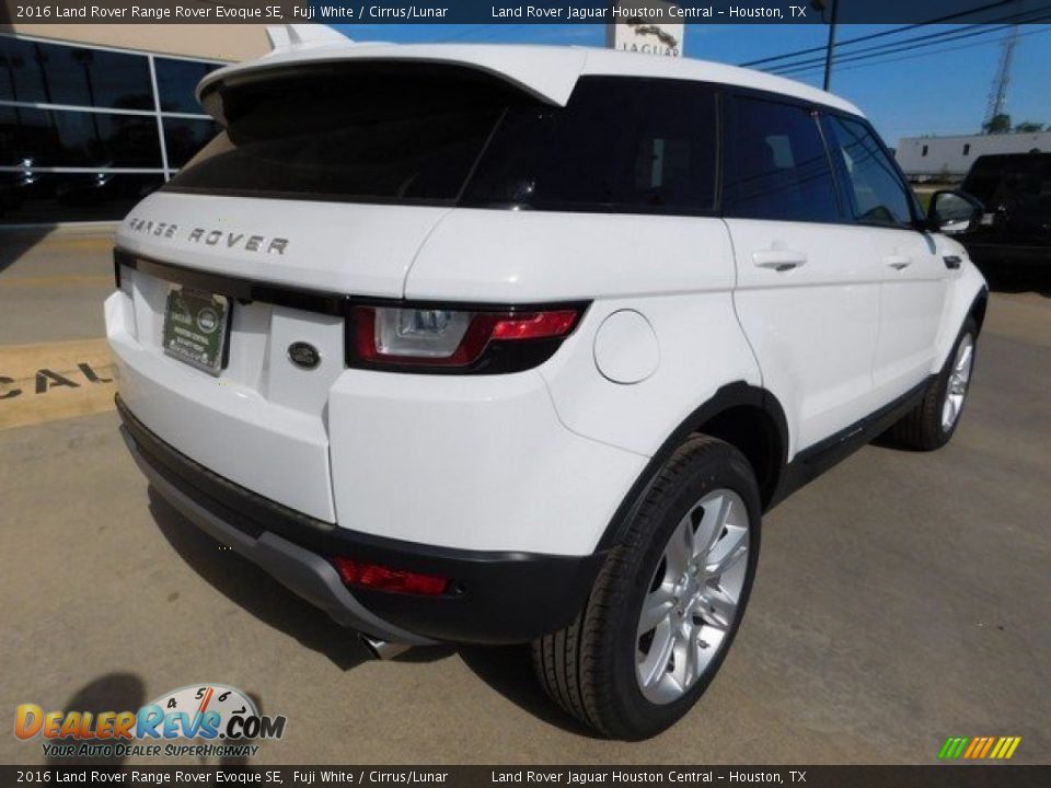 2016 Land Rover Range Rover Evoque SE Fuji White / Cirrus/Lunar Photo #7
