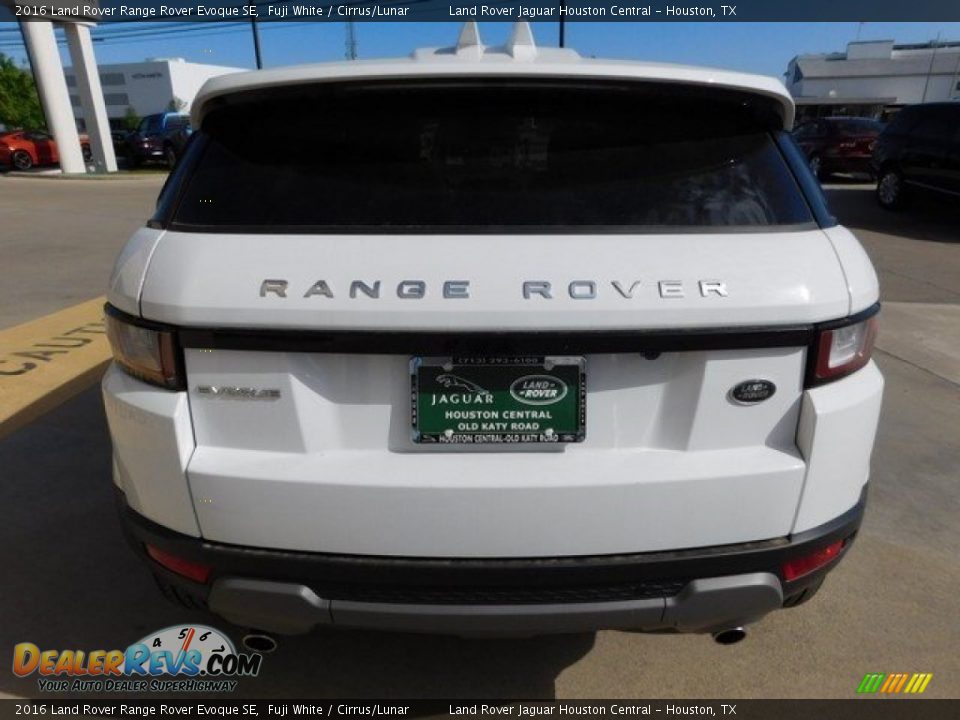 2016 Land Rover Range Rover Evoque SE Fuji White / Cirrus/Lunar Photo #8