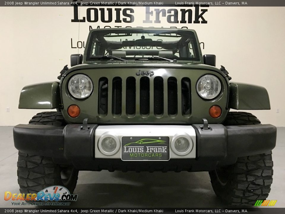 2008 Jeep Wrangler Unlimited Sahara 4x4 Jeep Green Metallic / Dark Khaki/Medium Khaki Photo #25
