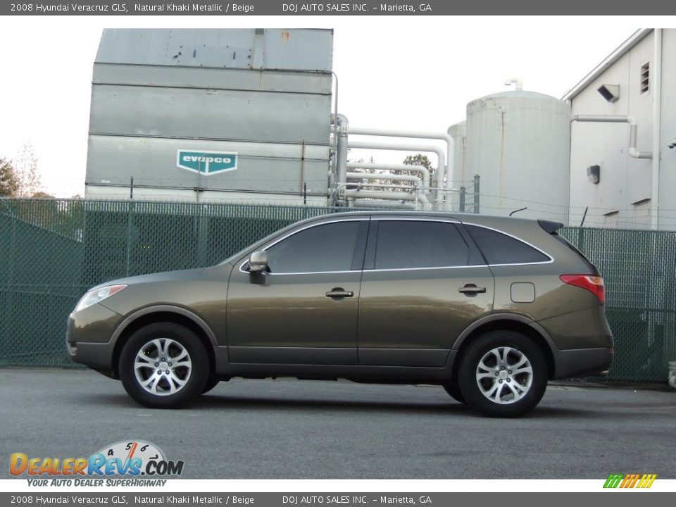 2008 Hyundai Veracruz GLS Natural Khaki Metallic / Beige Photo #4