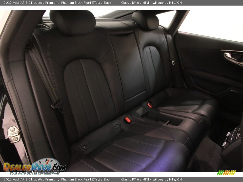2012 Audi A7 3.0T quattro Premium Phantom Black Pearl Effect / Black Photo #20