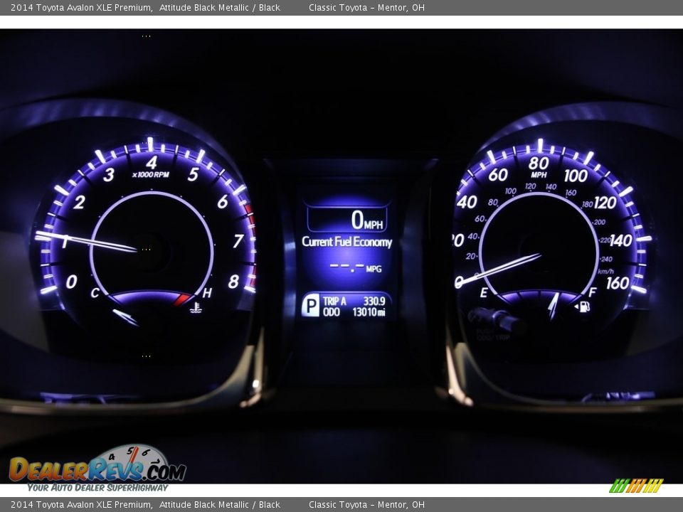 2014 Toyota Avalon XLE Premium Attitude Black Metallic / Black Photo #7