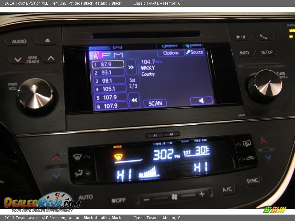 2014 Toyota Avalon XLE Premium Attitude Black Metallic / Black Photo #8