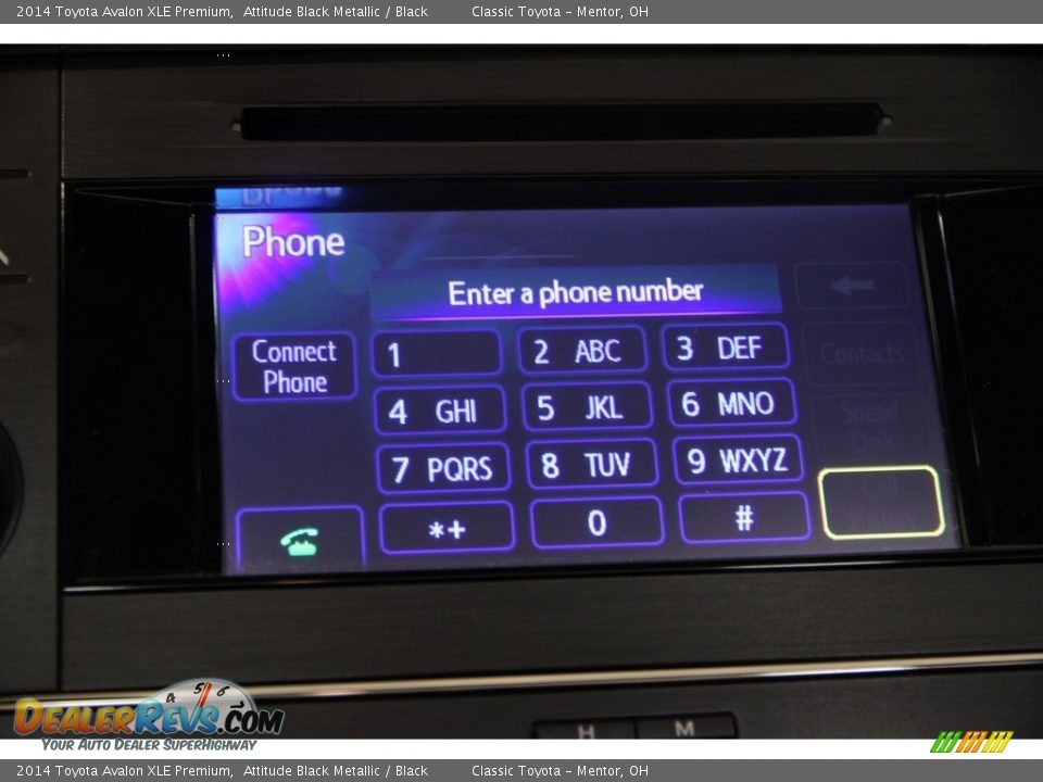 2014 Toyota Avalon XLE Premium Attitude Black Metallic / Black Photo #10
