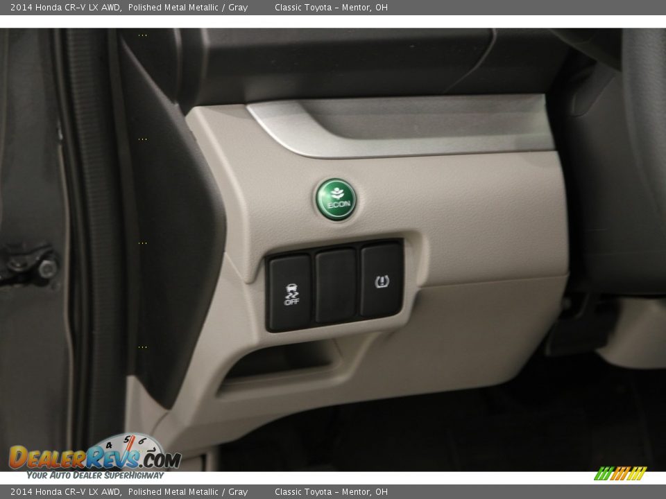 2014 Honda CR-V LX AWD Polished Metal Metallic / Gray Photo #5