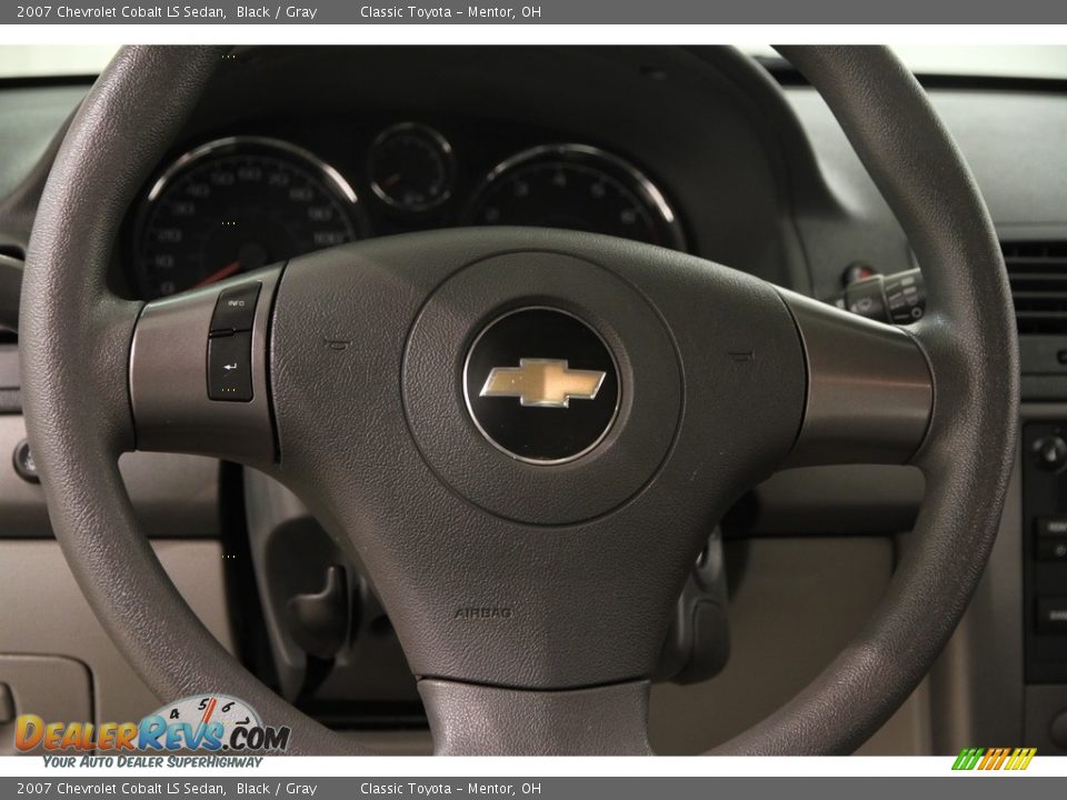 2007 Chevrolet Cobalt LS Sedan Black / Gray Photo #6