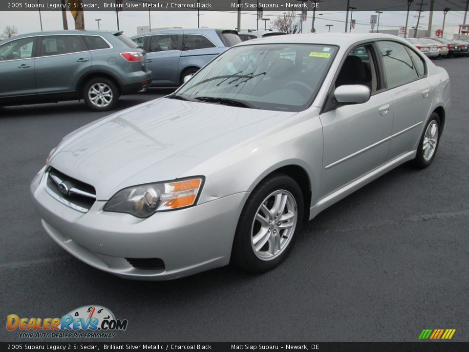2005 Subaru Legacy 2.5i Sedan Brilliant Silver Metallic / Charcoal Black Photo #2