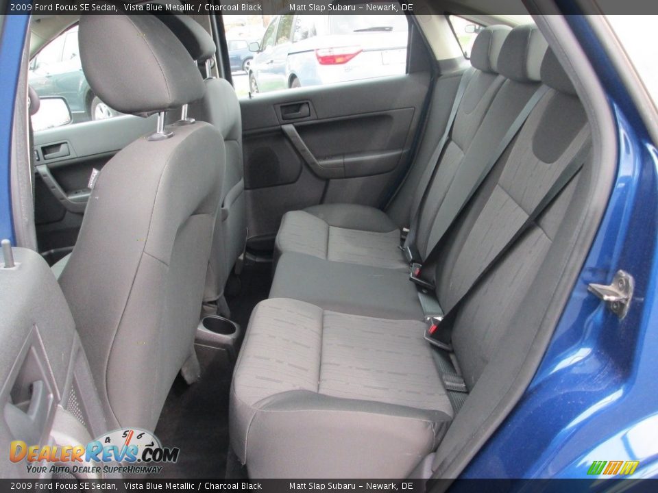2009 Ford Focus SE Sedan Vista Blue Metallic / Charcoal Black Photo #19