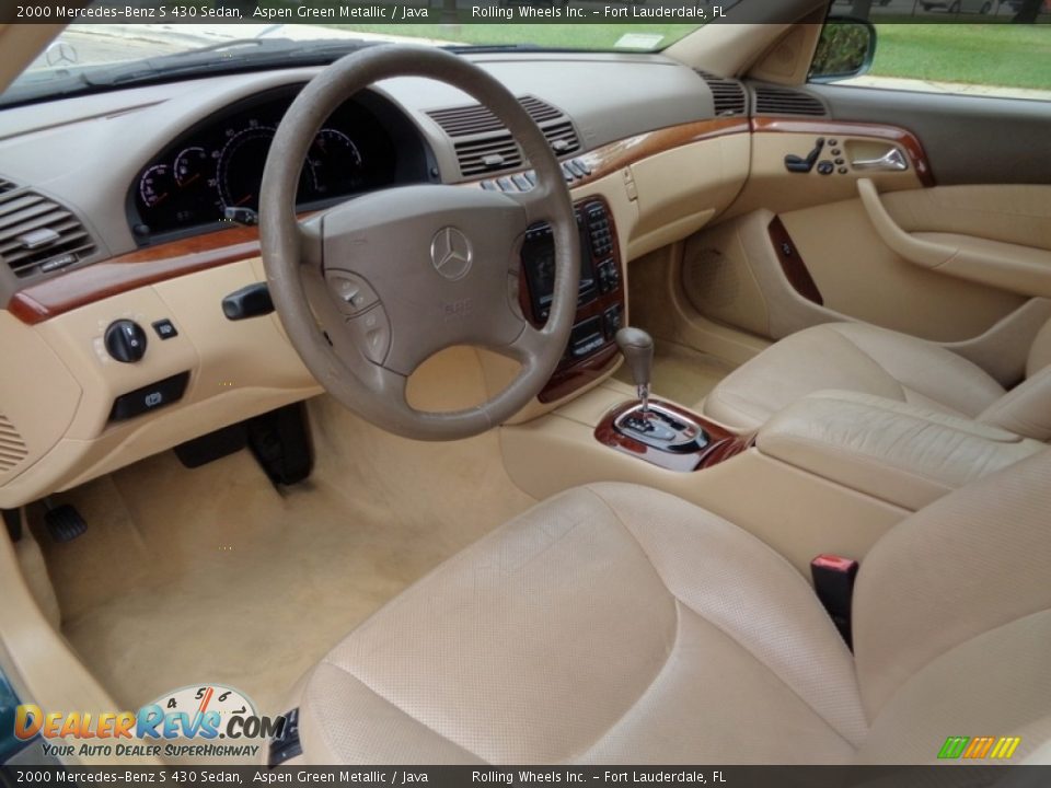 Java Interior - 2000 Mercedes-Benz S 430 Sedan Photo #6