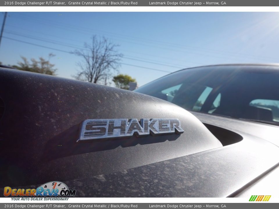 2016 Dodge Challenger R/T Shaker Granite Crystal Metallic / Black/Ruby Red Photo #5