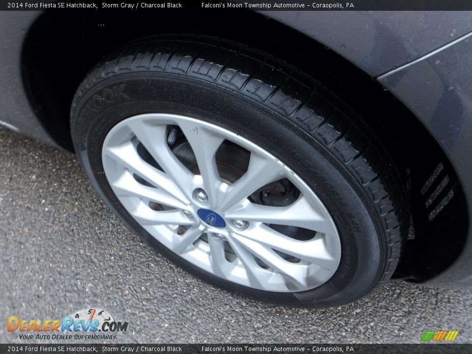 2014 Ford Fiesta SE Hatchback Storm Gray / Charcoal Black Photo #4