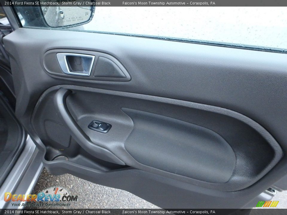 2014 Ford Fiesta SE Hatchback Storm Gray / Charcoal Black Photo #13