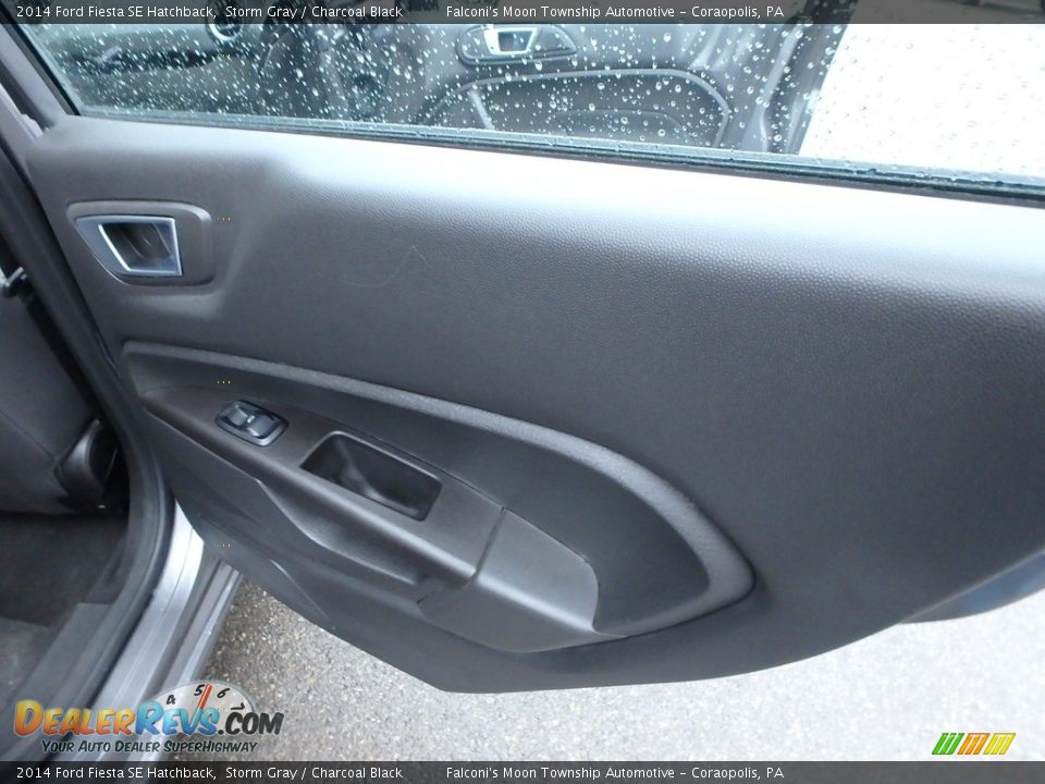 2014 Ford Fiesta SE Hatchback Storm Gray / Charcoal Black Photo #15
