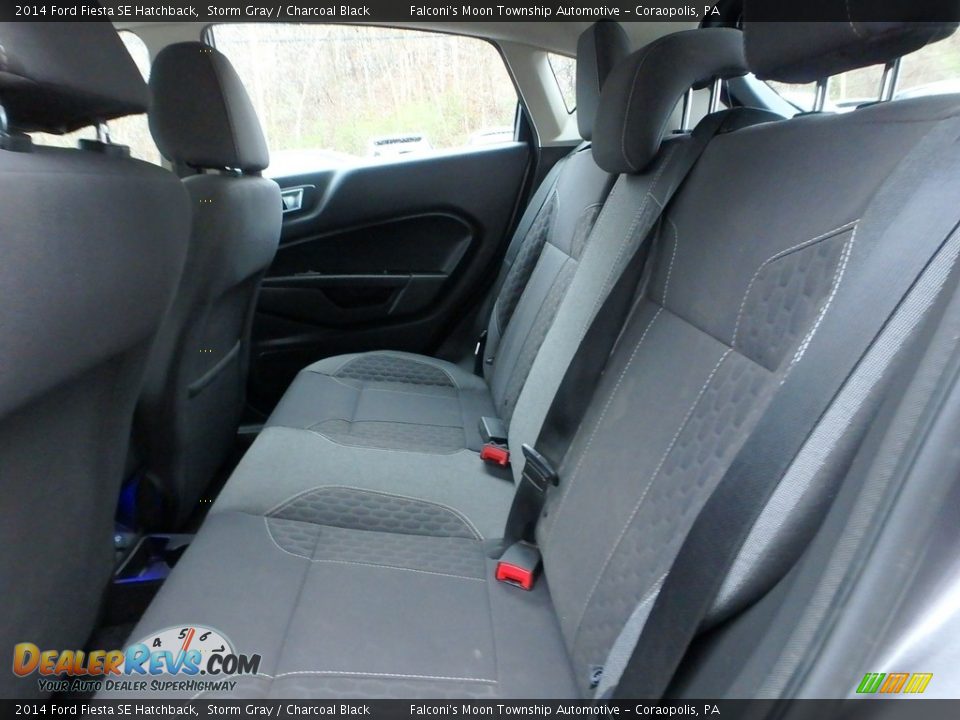 2014 Ford Fiesta SE Hatchback Storm Gray / Charcoal Black Photo #17