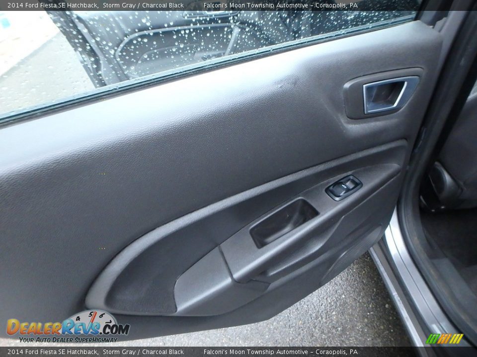 2014 Ford Fiesta SE Hatchback Storm Gray / Charcoal Black Photo #19