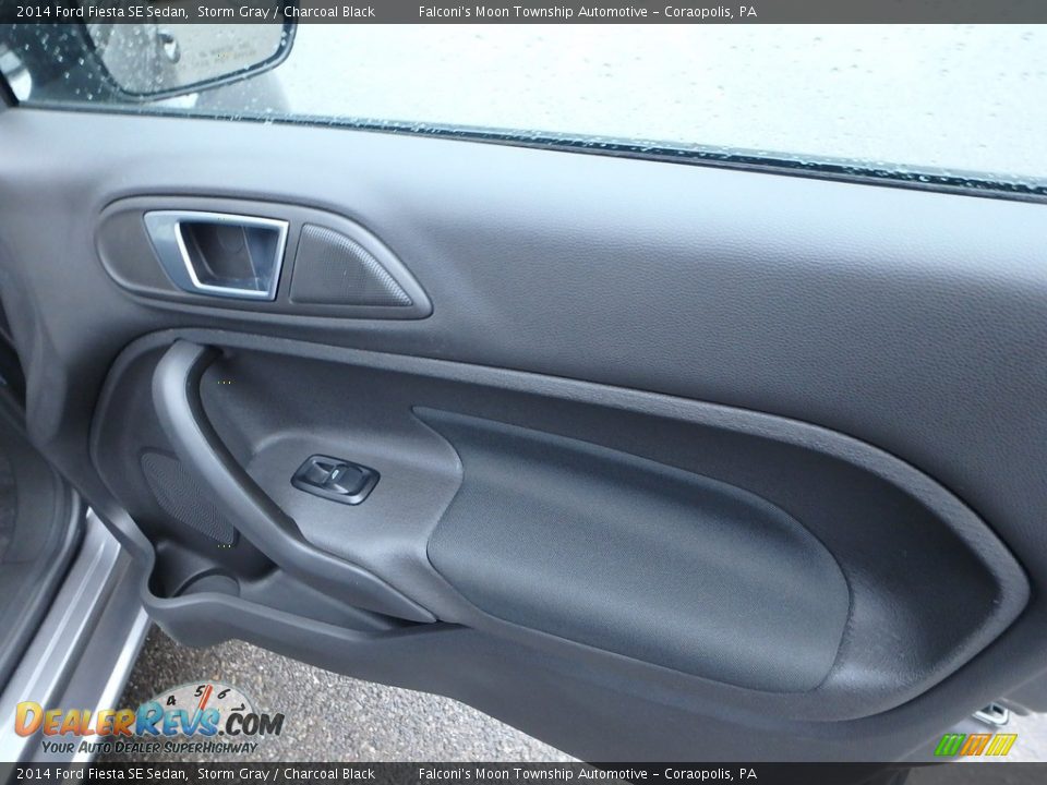 2014 Ford Fiesta SE Sedan Storm Gray / Charcoal Black Photo #12