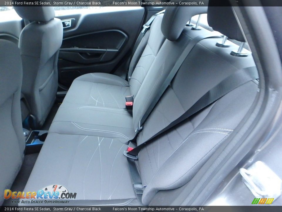 2014 Ford Fiesta SE Sedan Storm Gray / Charcoal Black Photo #16