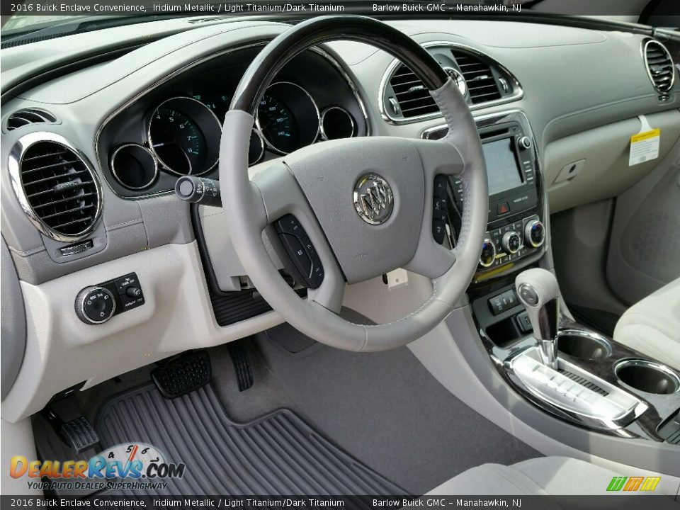 Light Titanium/Dark Titanium Interior - 2016 Buick Enclave Convenience Photo #7