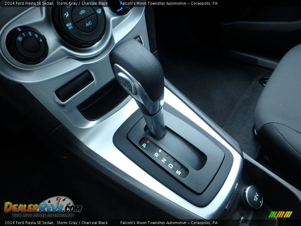 2014 Ford Fiesta SE Sedan Storm Gray / Charcoal Black Photo #21