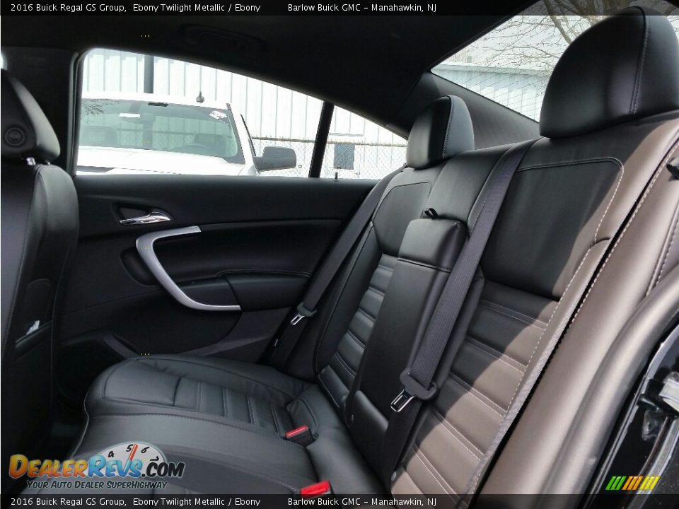 Rear Seat of 2016 Buick Regal GS Group Photo #6
