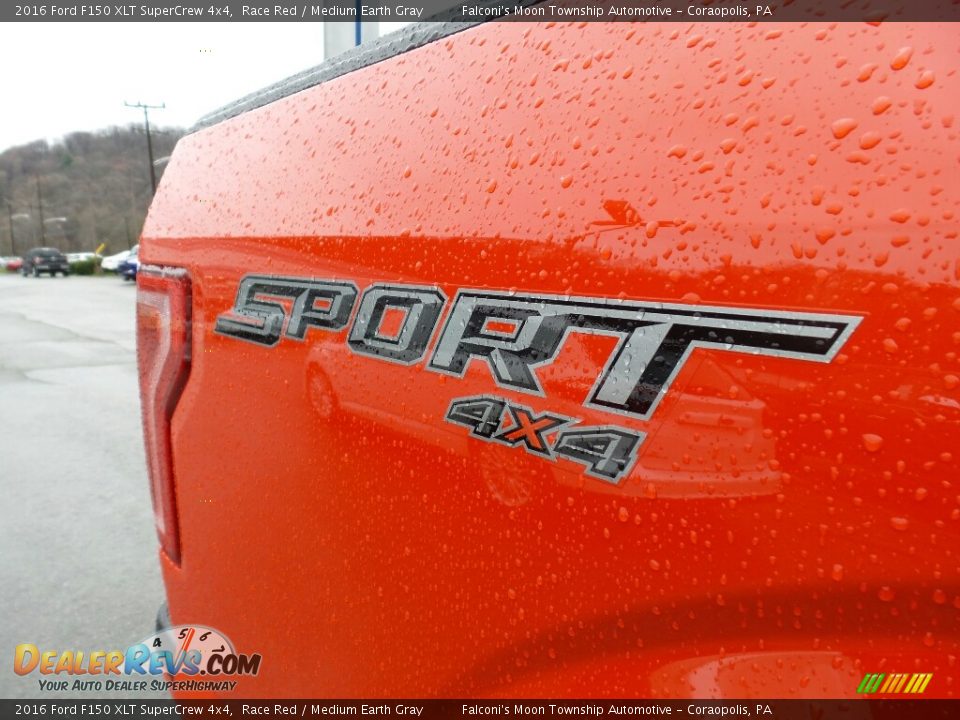 2016 Ford F150 XLT SuperCrew 4x4 Race Red / Medium Earth Gray Photo #6