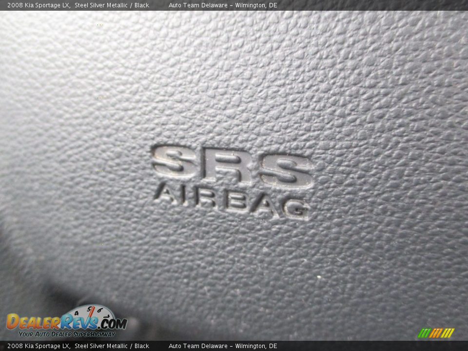 2008 Kia Sportage LX Steel Silver Metallic / Black Photo #29