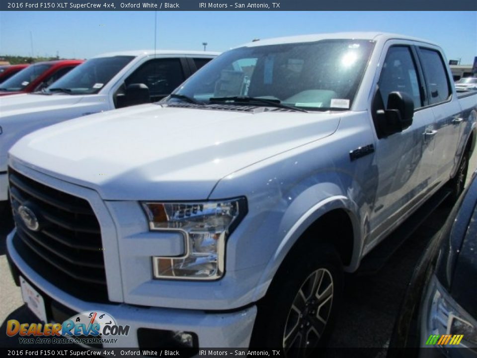 2016 Ford F150 XLT SuperCrew 4x4 Oxford White / Black Photo #2