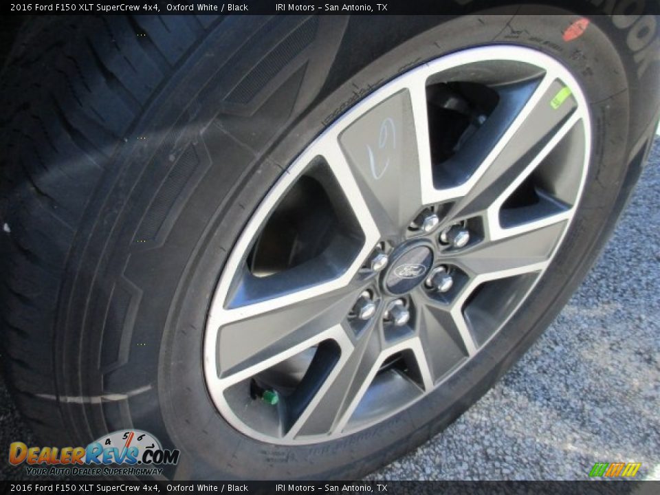 2016 Ford F150 XLT SuperCrew 4x4 Oxford White / Black Photo #5