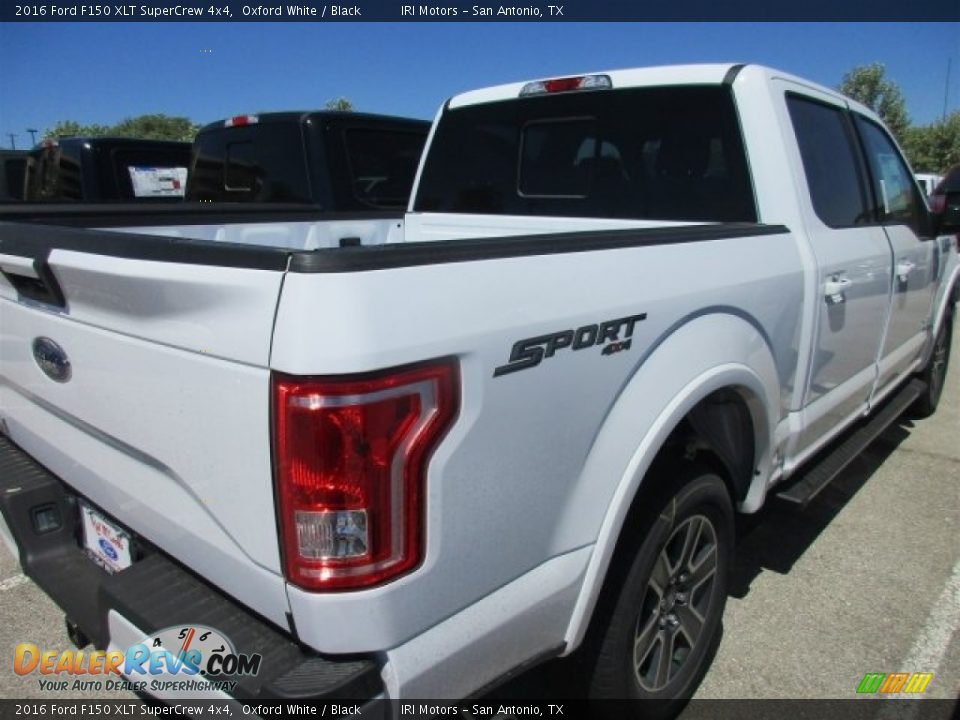 2016 Ford F150 XLT SuperCrew 4x4 Oxford White / Black Photo #9