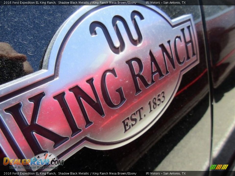 2016 Ford Expedition EL King Ranch Shadow Black Metallic / King Ranch Mesa Brown/Ebony Photo #3